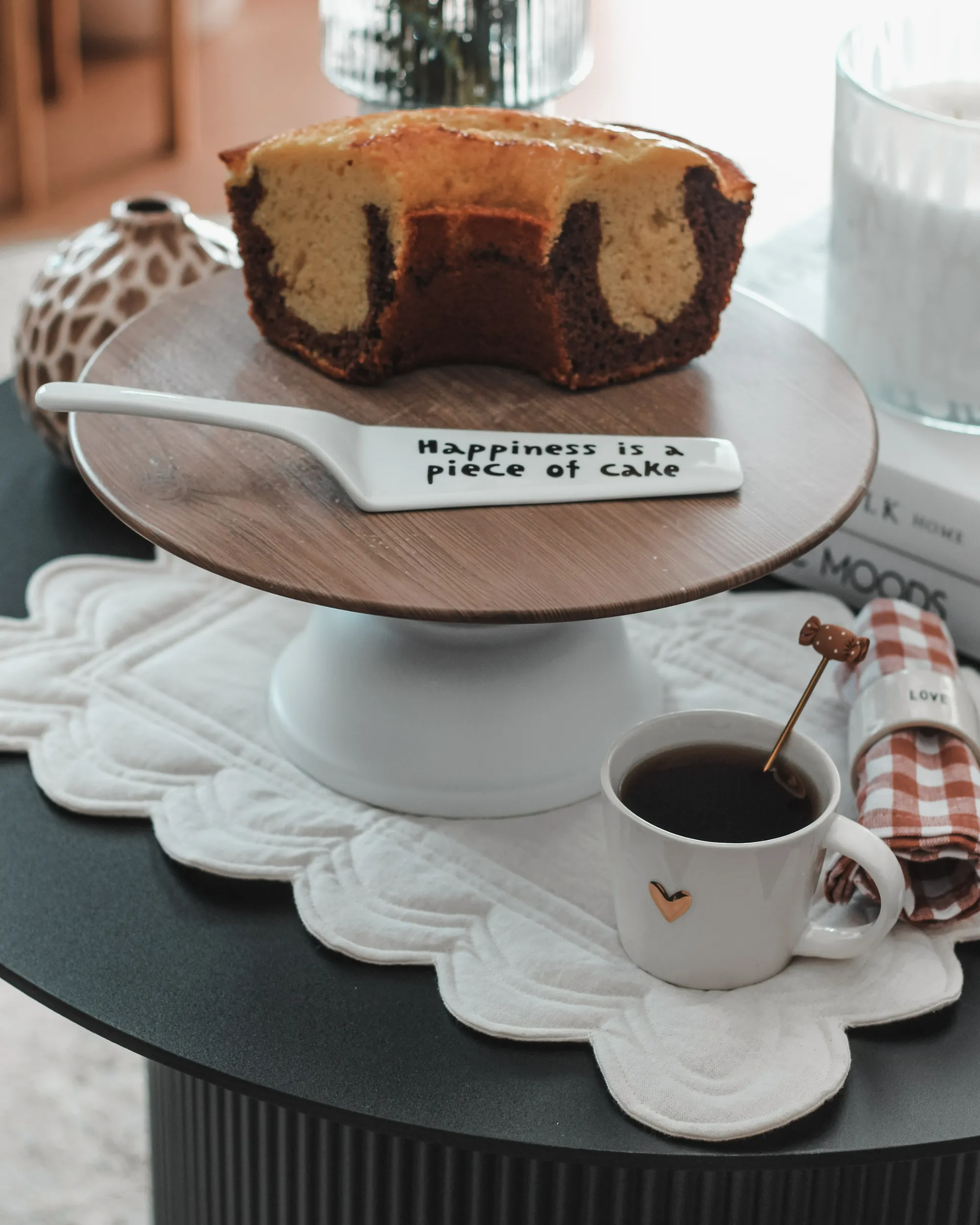 Gebakstandaard BRIOCHE Metaal Wit