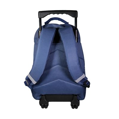 Sac à dos à roulettes Lili Lou - 2 compartiments - bleu - Bagtrotter