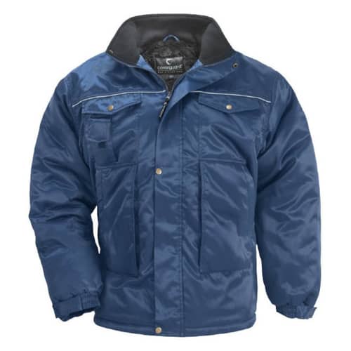 Parka de protection grand froid polycoton déperlant bleu