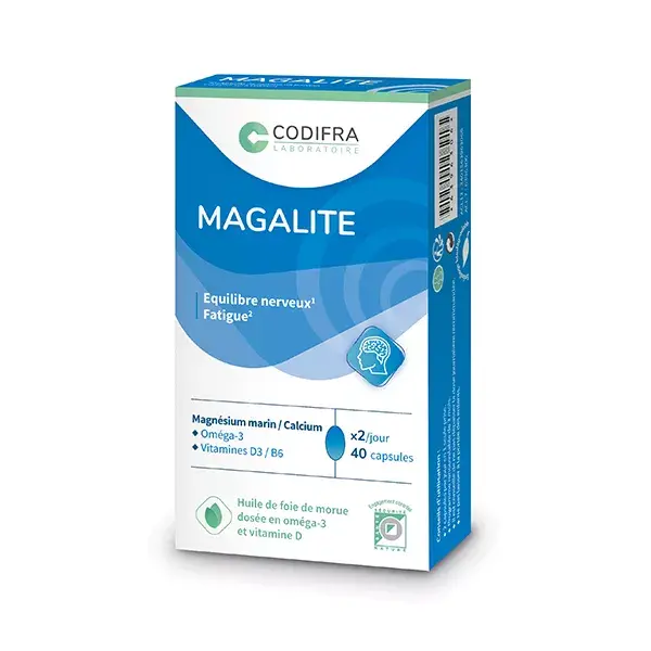 Codifra Magalite Stress et Fatigue 40 capsules