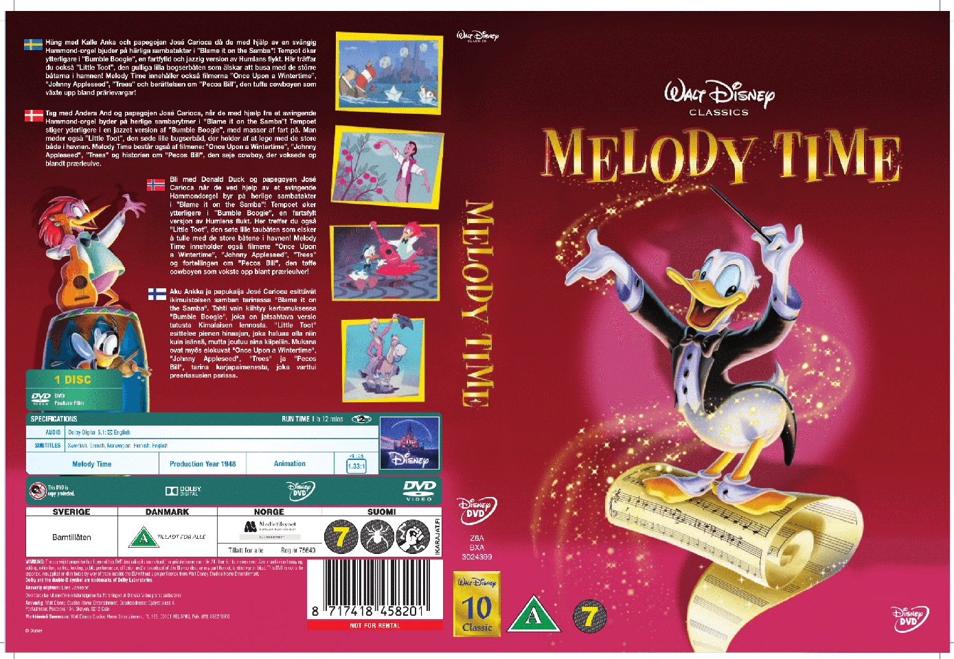 Melody Time - Disney classic #10