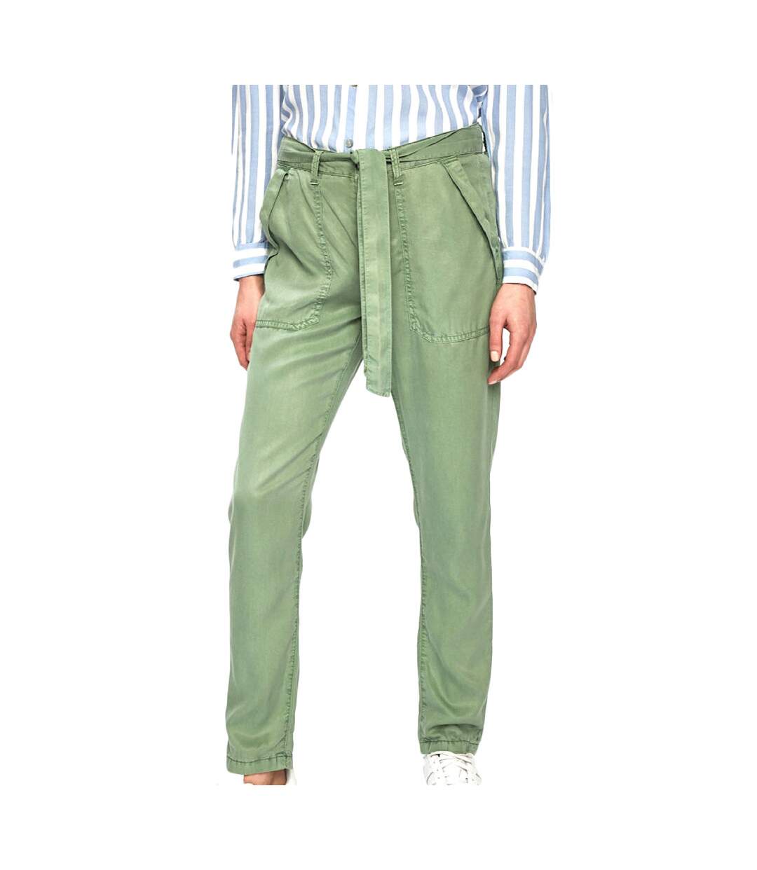 Pantalon Fluide Kaki Femme Pepe Jeans Drifter