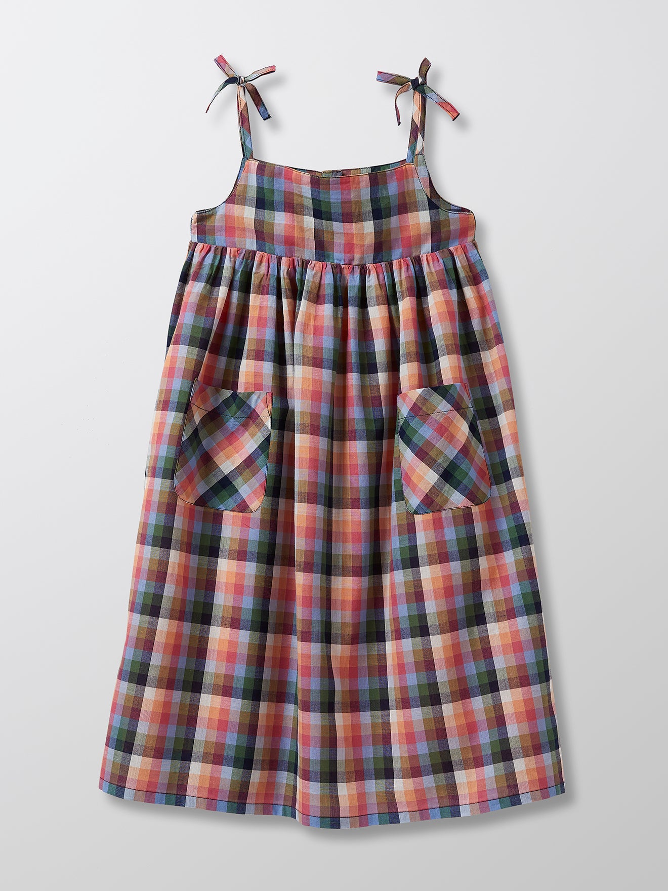 Robe bain de soleil Fille en madras