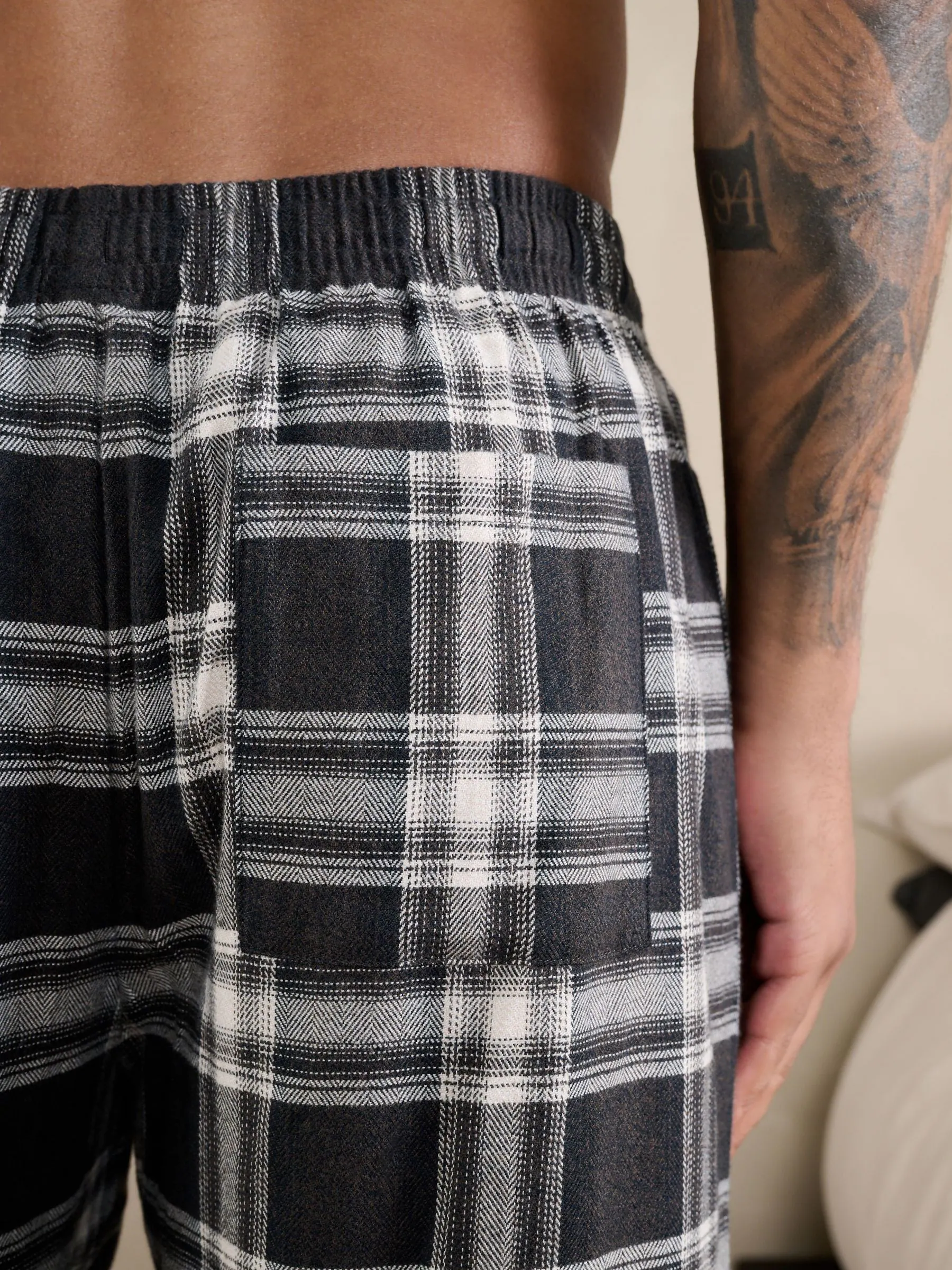 Bruin - Check Woven Open Hem Pyjama Bottoms