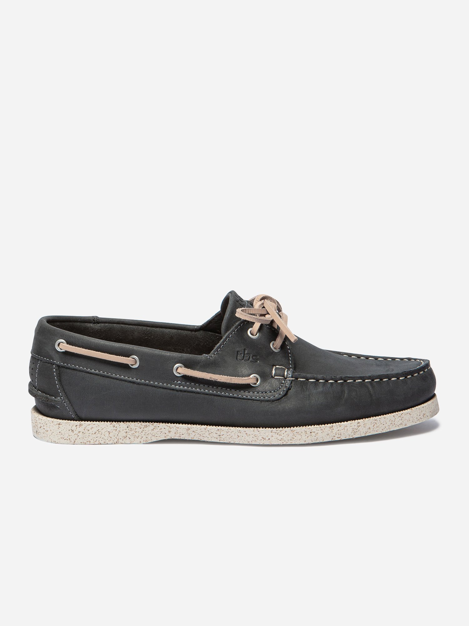 Chaussures Bateau Homme Cuir Gras Carbone