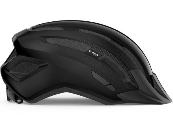 MET Downtown Cykelhjelm, Black/Glossy