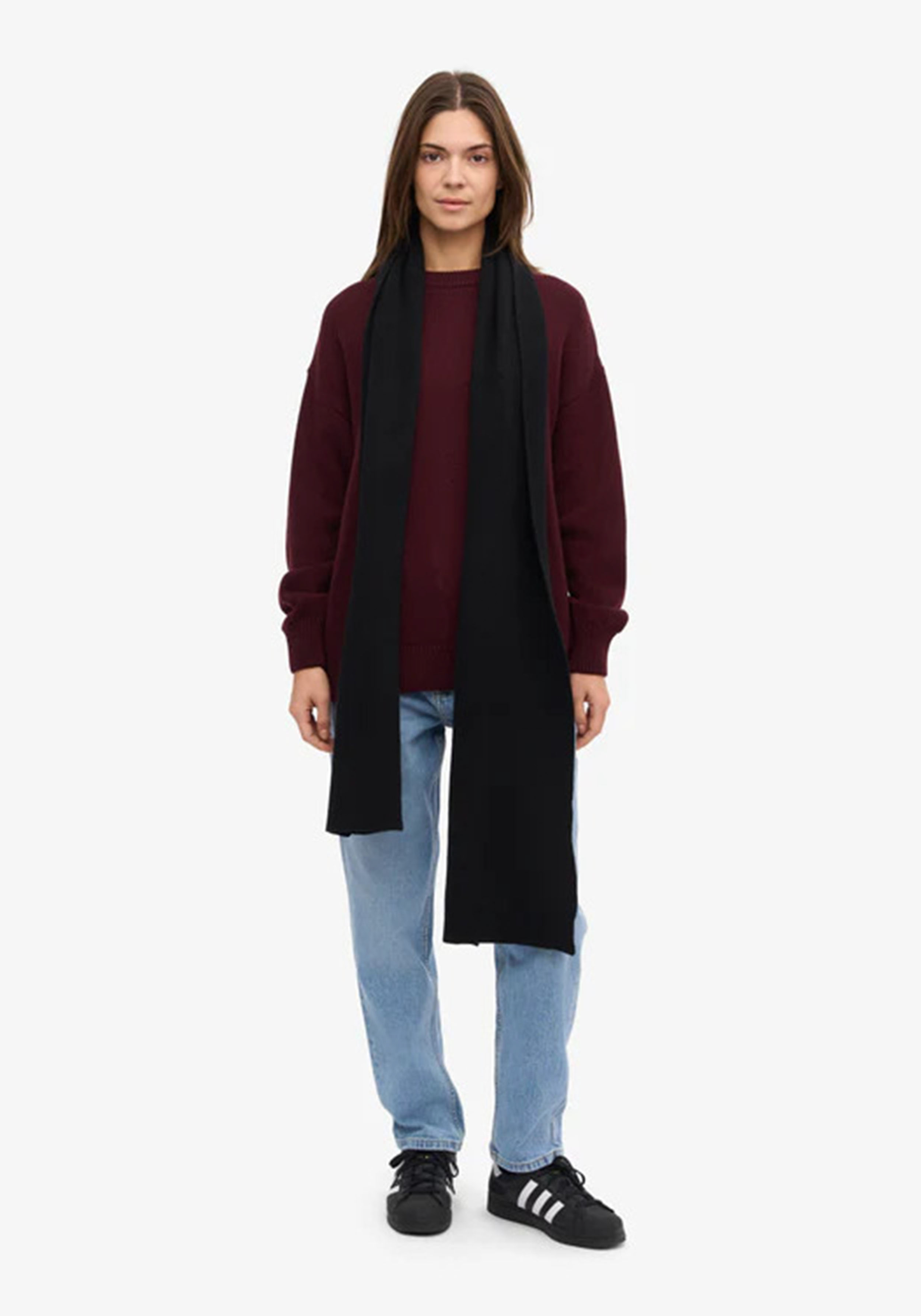 Colorful Standard Merino-Wollschal Deep Black