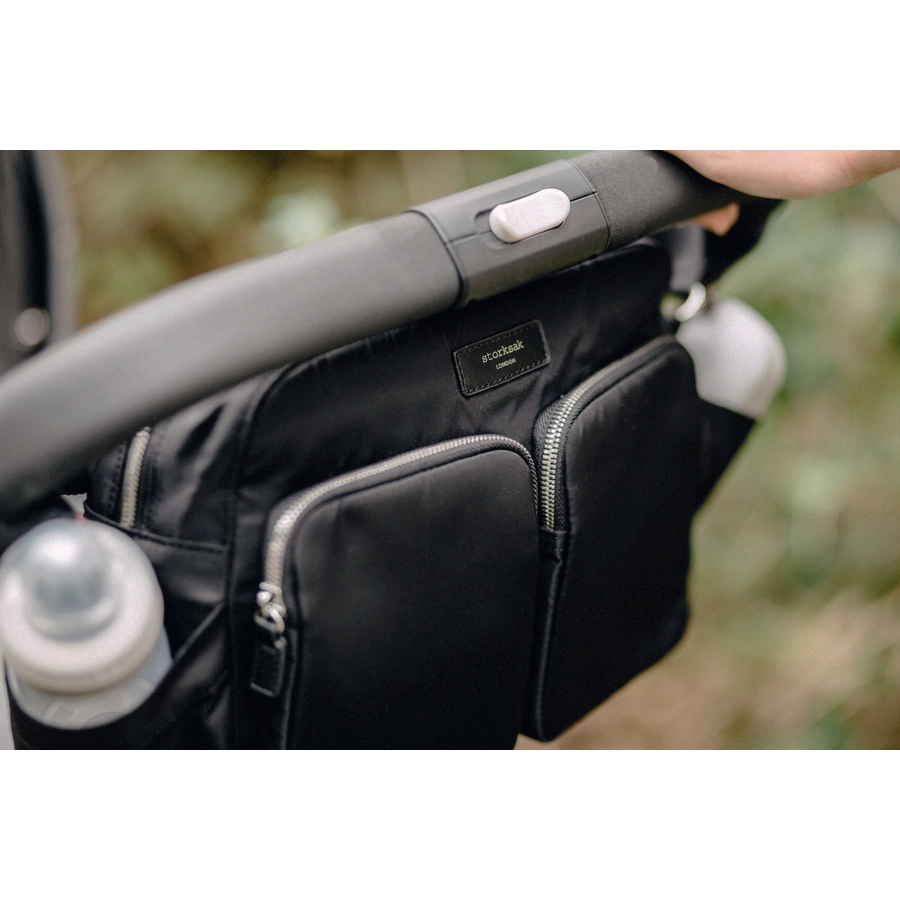 storksak Kinderwagen Tasche Eco Schwarz