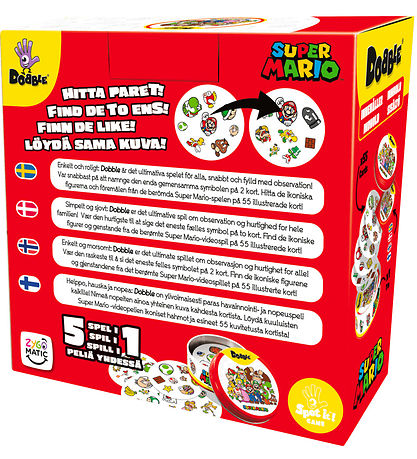 Dobble Spiele - Super Mario Nordic