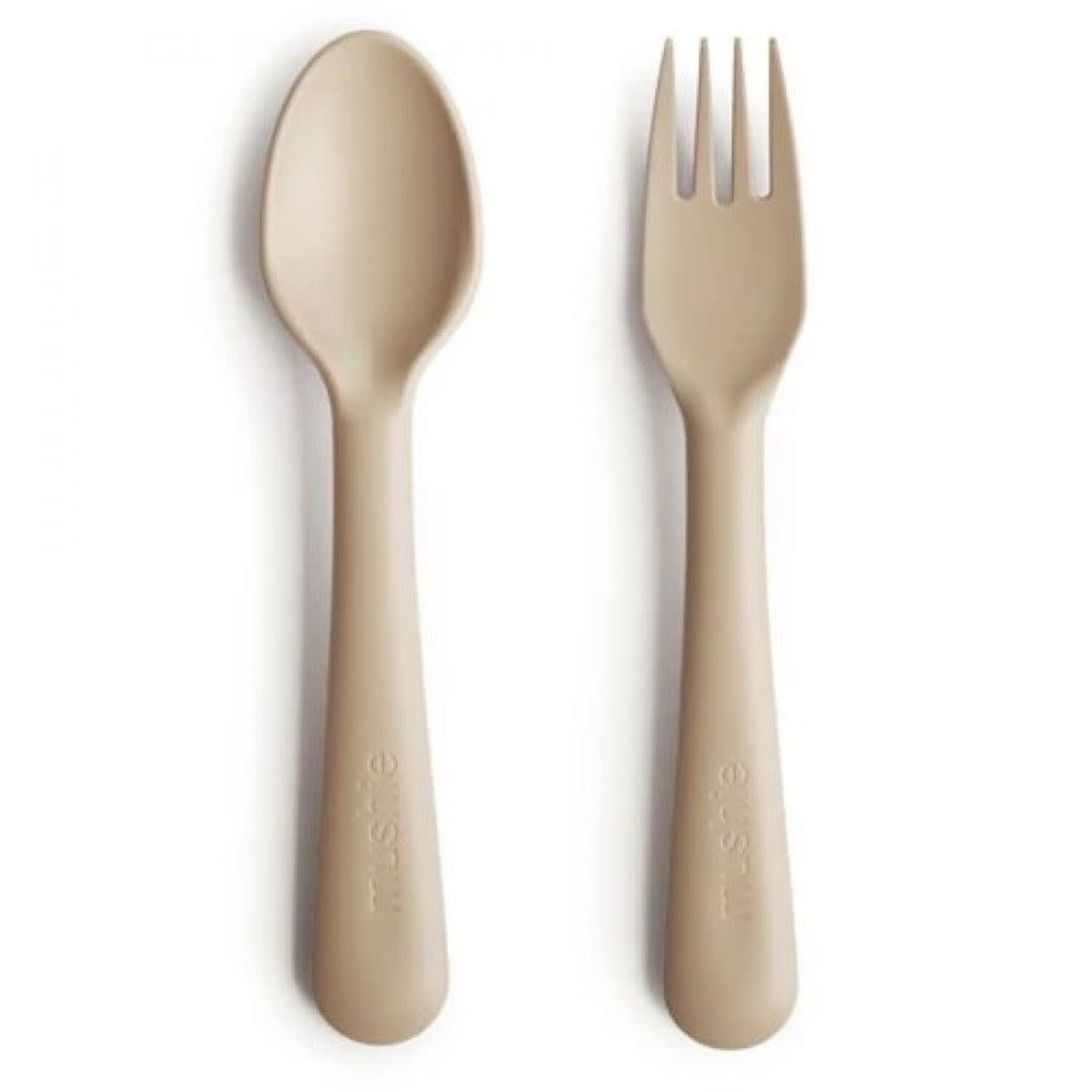 Mushie | Fork & Spoon | Ivory