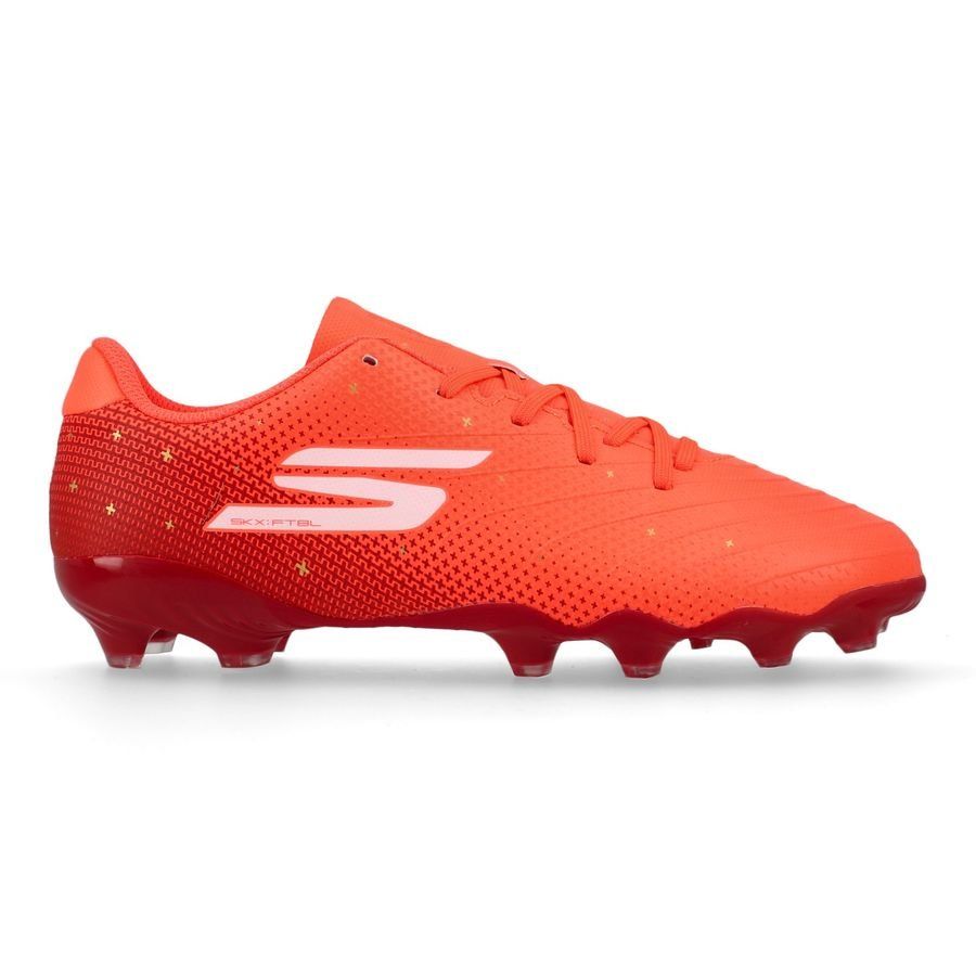 Skechers SKX_1.5 Low FG Jr Harry Kane Player Edition - Rouge/Blanc Enfant ÉDITION LIMITÉE