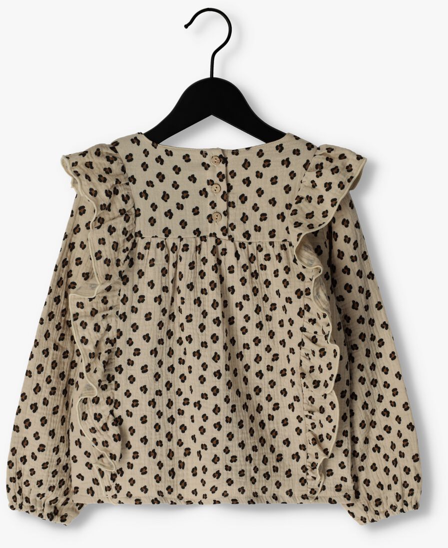 LOOXS creme looxs blouse little printed mousseline top