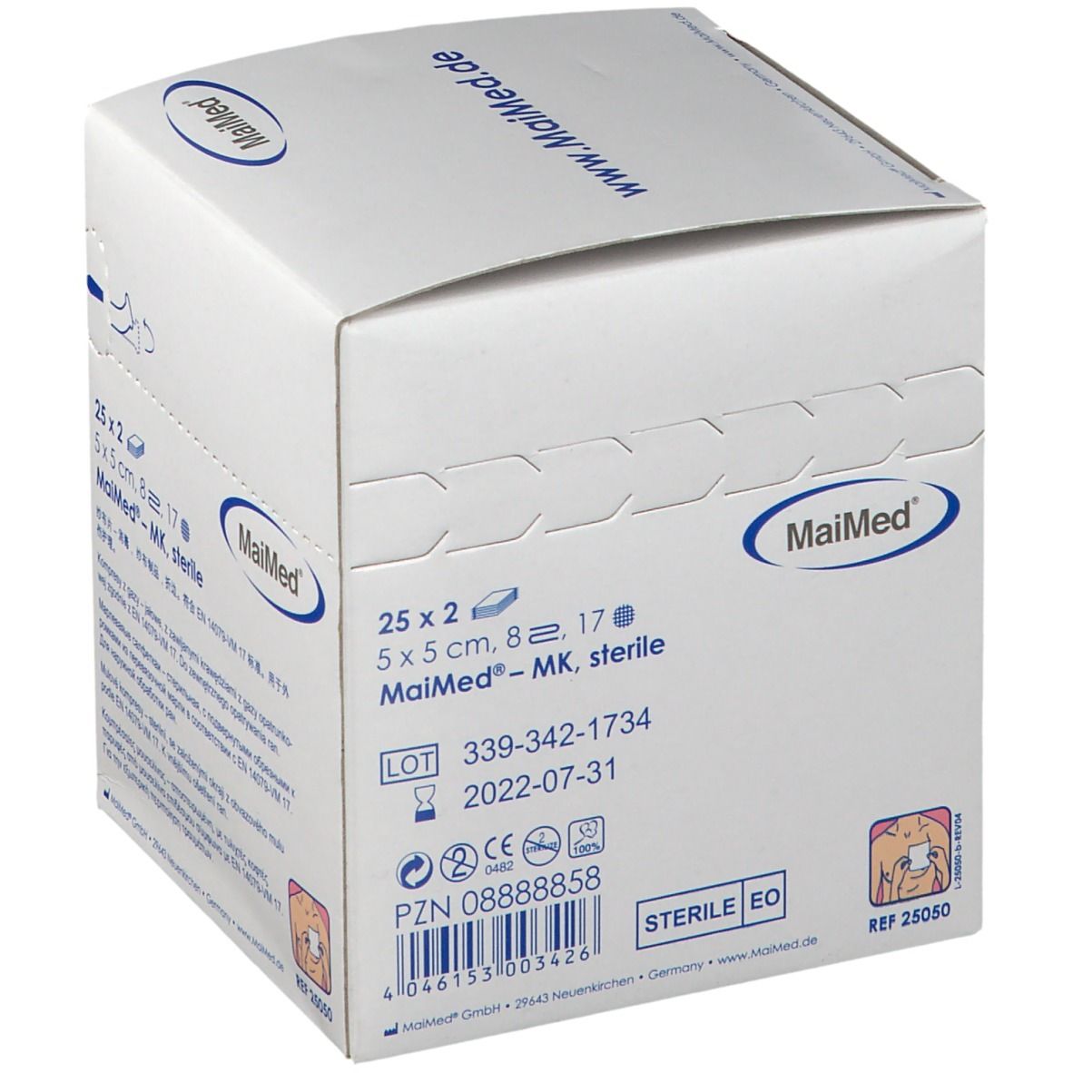 MaiMed® MK steril 5 x 5 cm