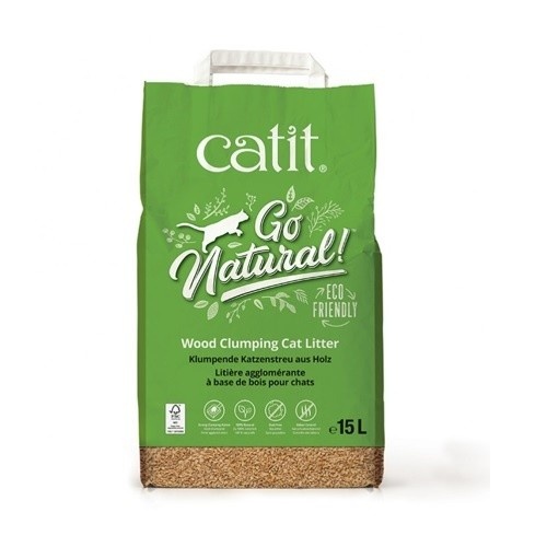 Areia aglomerante para gatos Catit Go Natural!