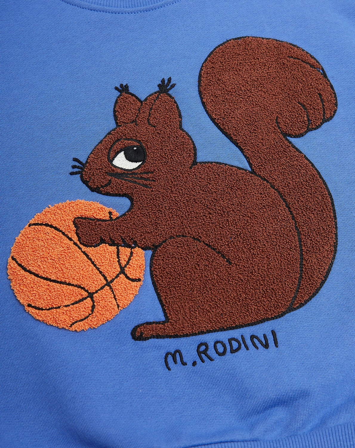 Sweatshirt SQUIRREL in blue