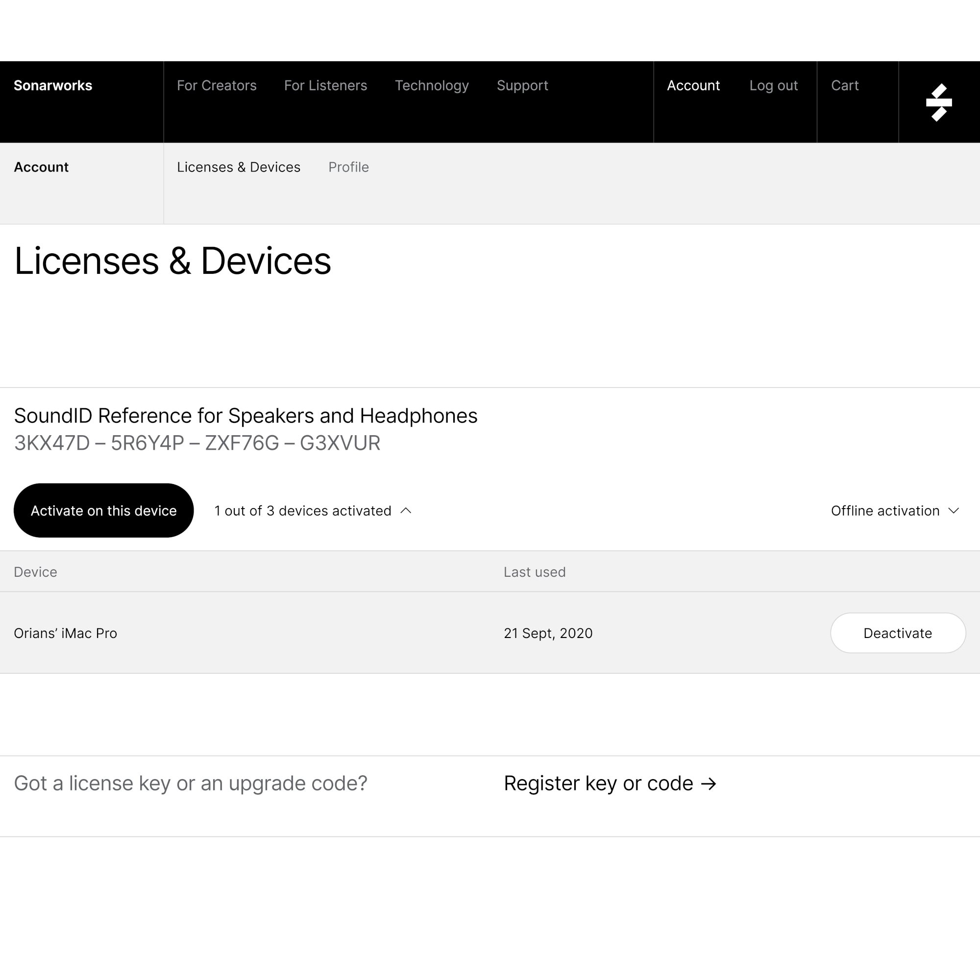 Sonarworks SoundID Reference for Speakers & Headphones (download)