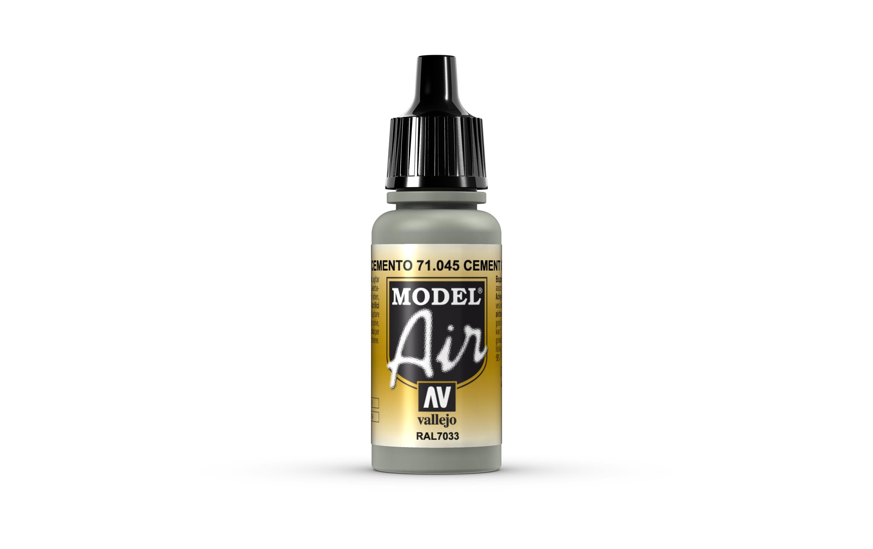Airbrushfarbe Zementgrau 17 mlAcryl Model Air Color für Airbrush