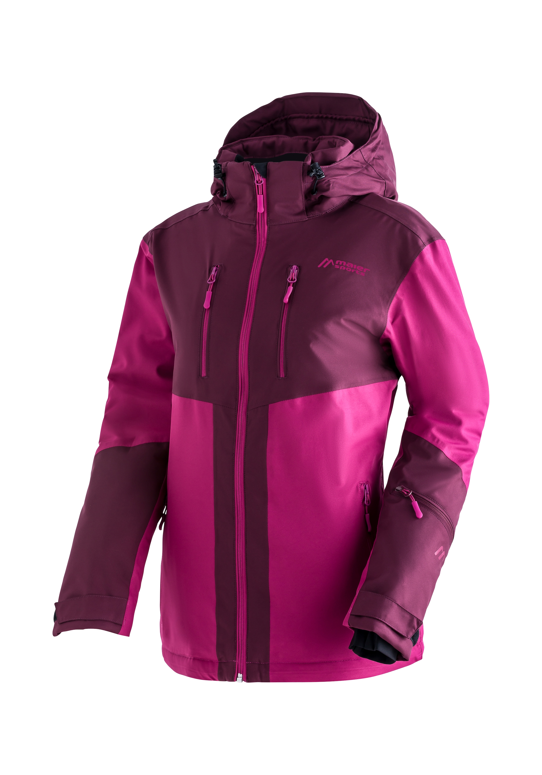 Maier Sports Skijacke »INA« Damen Winterjacke, wasserdicht, 5 RV-Taschen und Kapuze, Regular fit