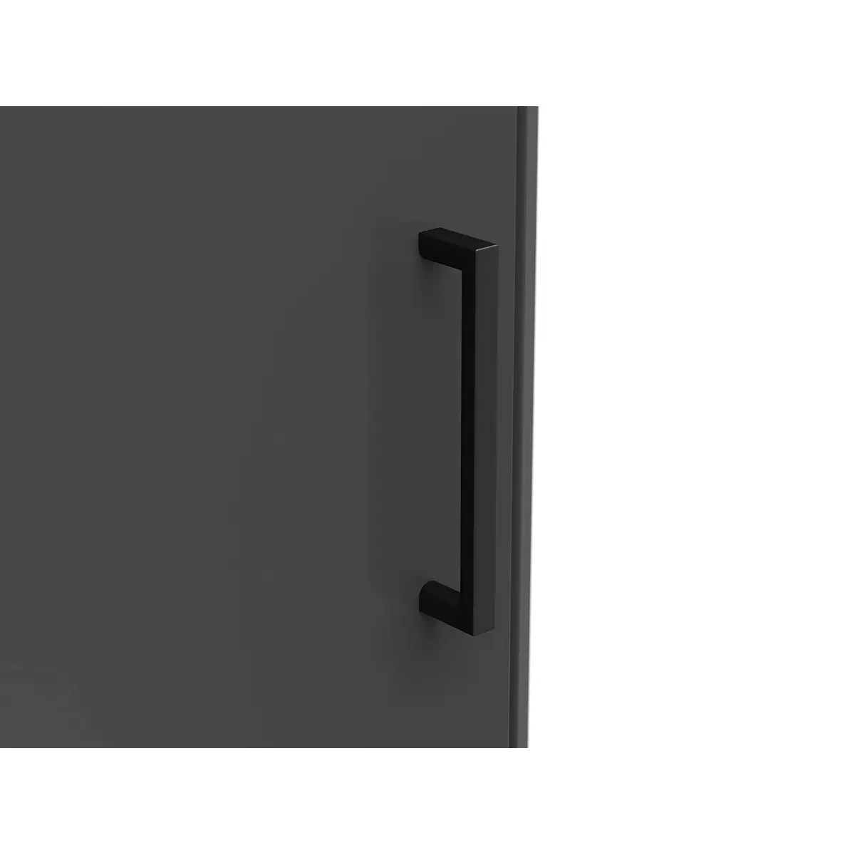 Eckschrank Cabinet Anthrazit