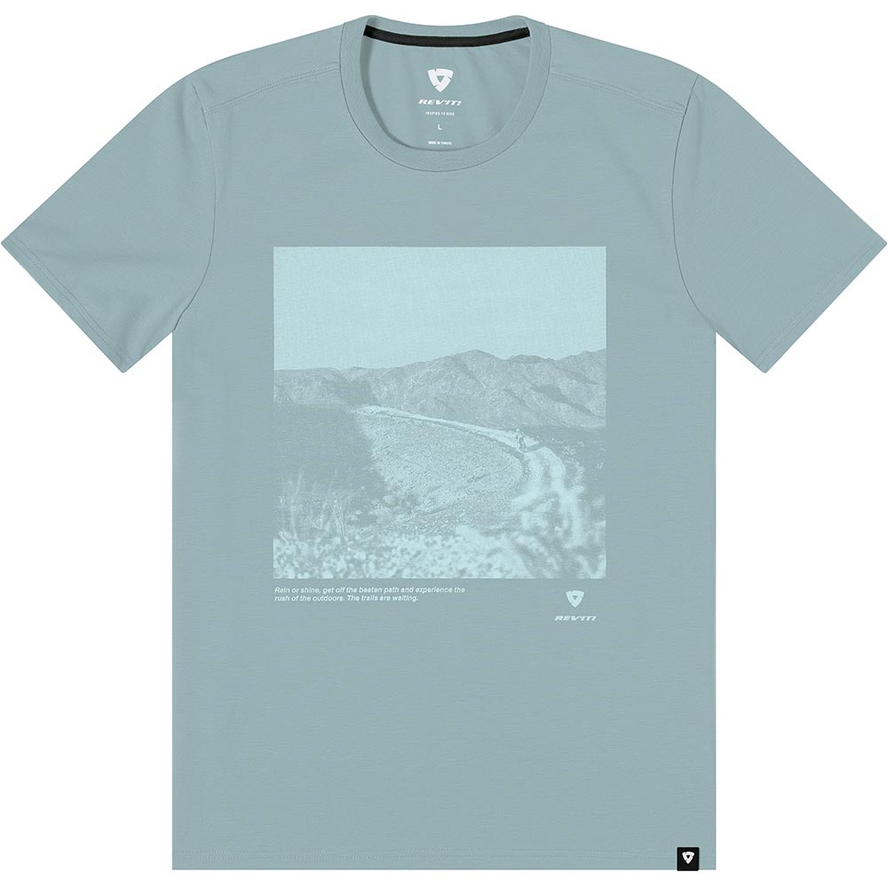 Rev'it - T-shirt Jake Bleu Clair