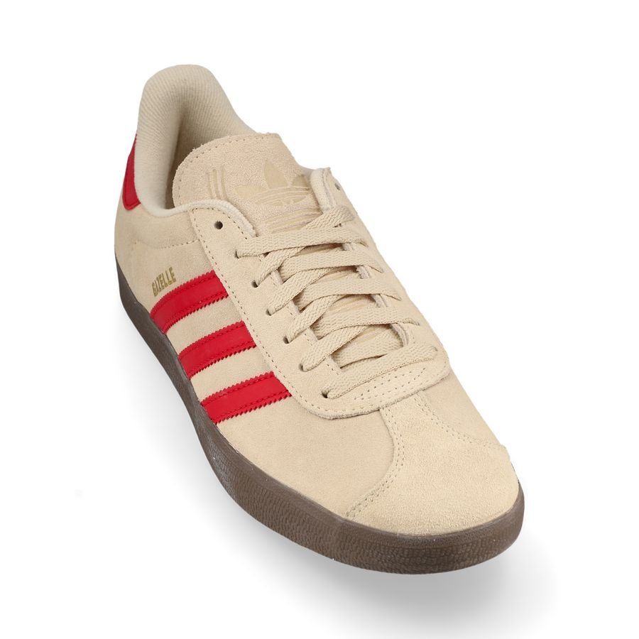 adidas Originals Chaussures Gazelle - Beige/Rouge/Blanc