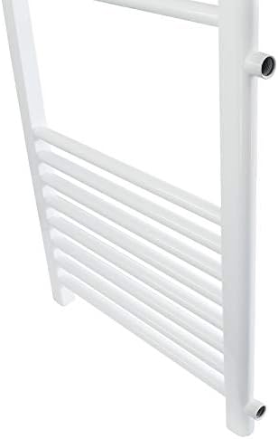 LuxeBath Renovierungsheizkörper Austausch 600x1800 mm Weiß, Badheizkörper gerade mit Seitenanschluss, Nabenabstand 900 mm, Heizkörper Handtuchwärmer Handtuchtrockner Handtuchheizkörper Handtuchheizung