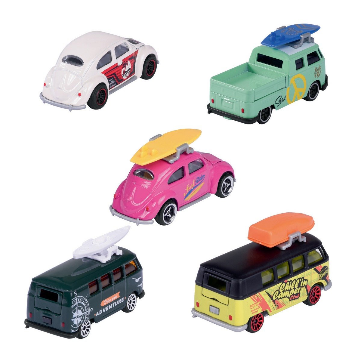 Coffret 5 voitures Volkswagen originals