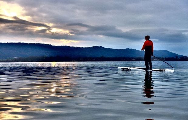 Stand Up Paddling am Bodensee