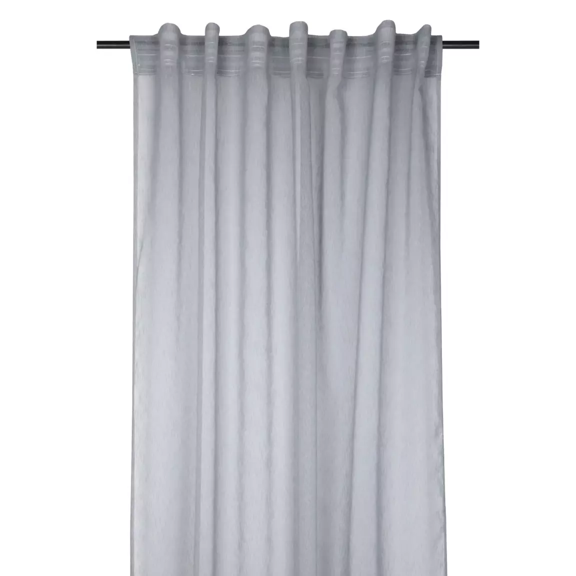 Voilage galon fronceur (140 x 260 cm) Derby Gris souris
