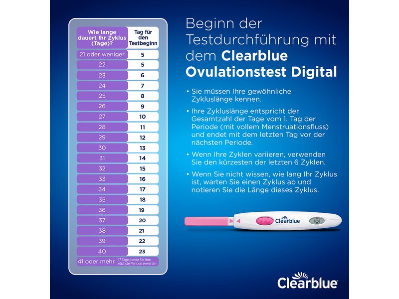 Clearblue Ovulationstest 10 Stück Ovulationstest, digital, 10 Stück
