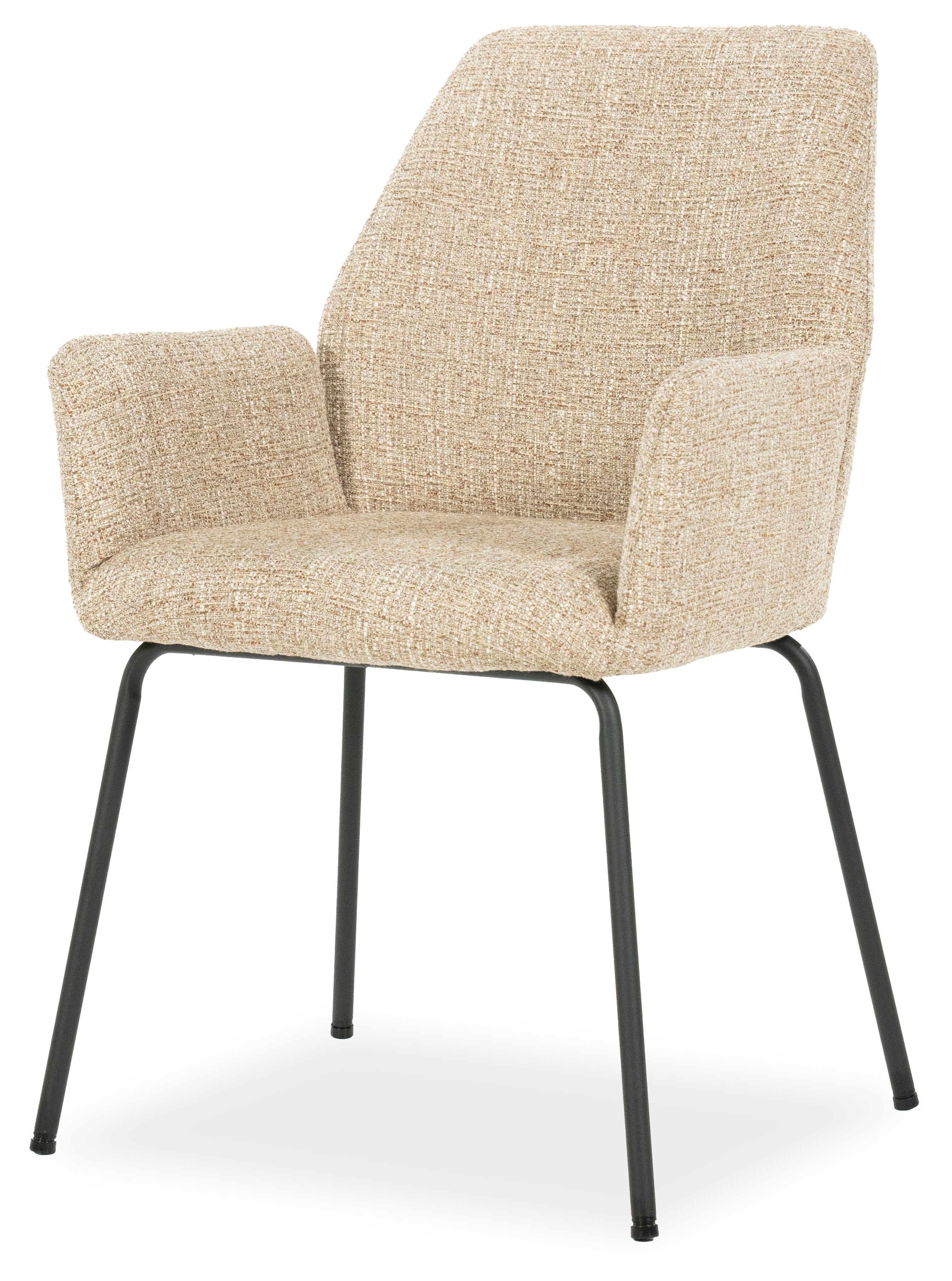 Eetkamerstoel 96337 taupe Indy B58 x D63 x H89 cm