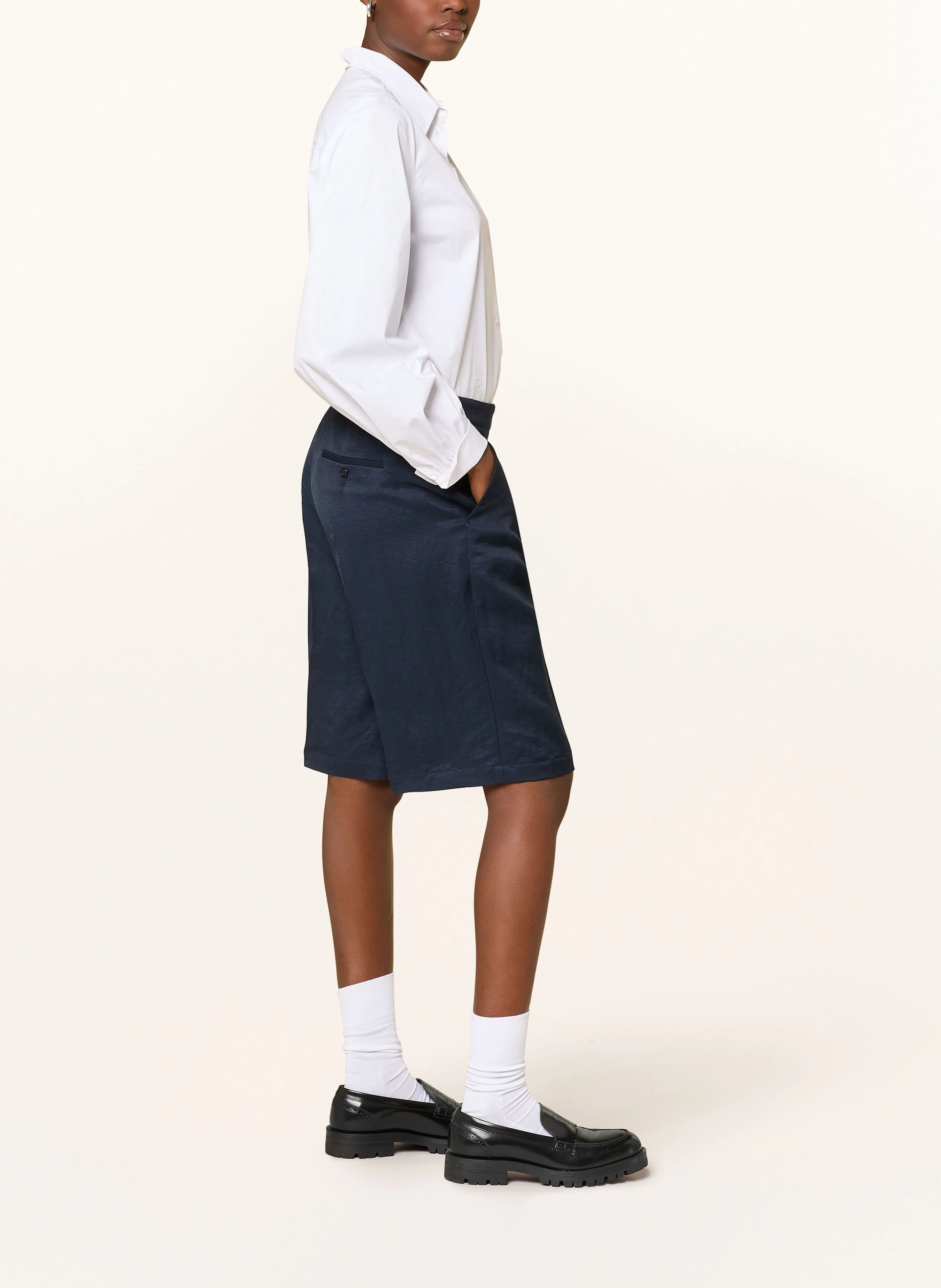 BOSS Shorts TELINI mit Leinen