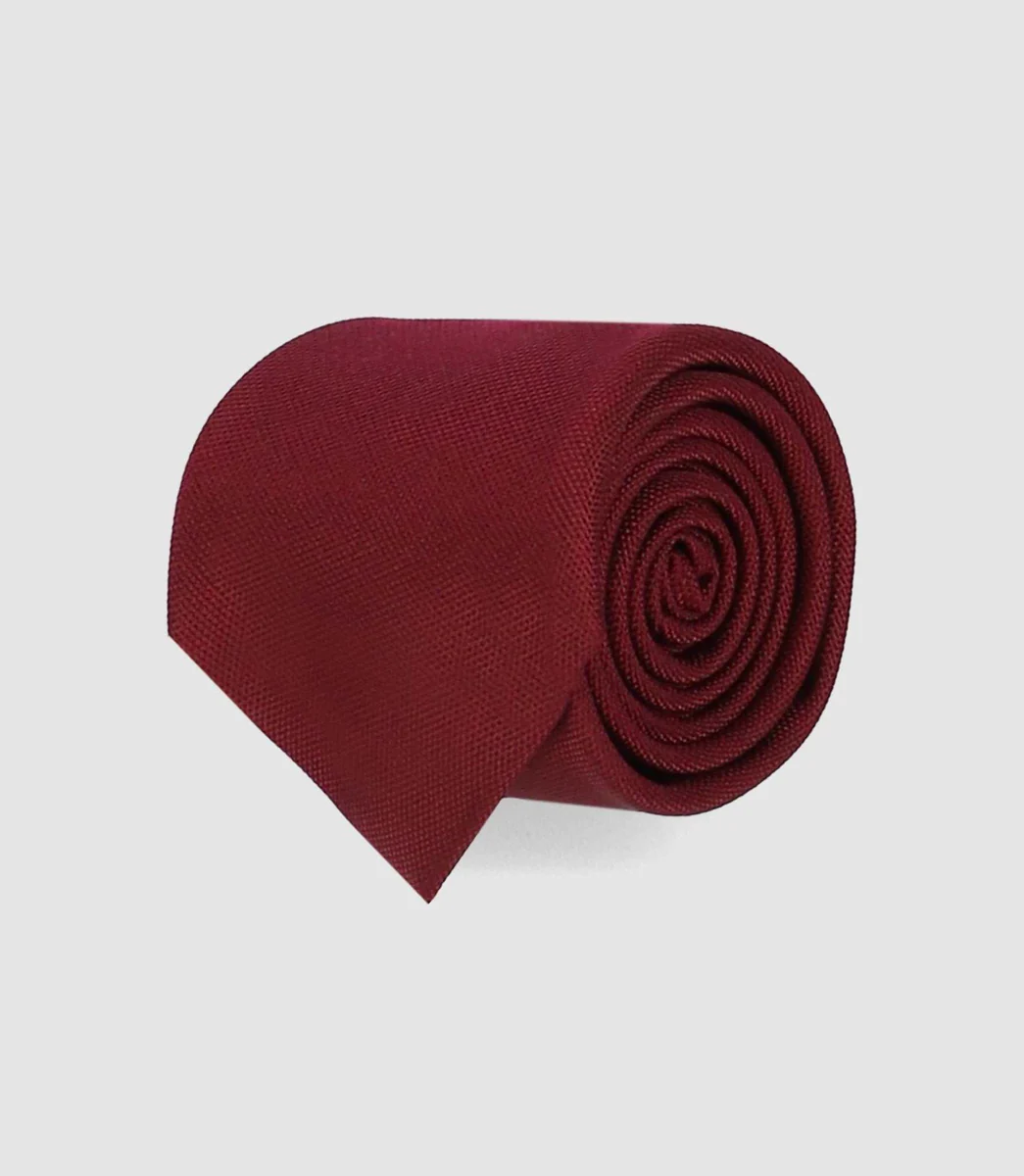 Cravate 7 cm bordeaux MARTINEB