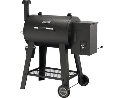 Tenneker® Pellet Grill Metis TP 97 x 115,5 x 66 cm, geëmailleerd grillrooster, warmhoudrek, hittebestendige handgreep, zwart