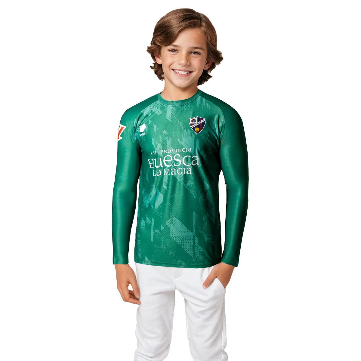 T-Shirt Soka Sociedad Deportiva Huesca Terceiro Equipamento Guarda-redes 2024-2025 Criança