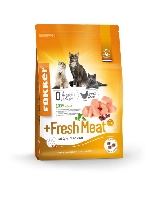 Fokker Cat Fresh Meat Kip - Kattenvoer