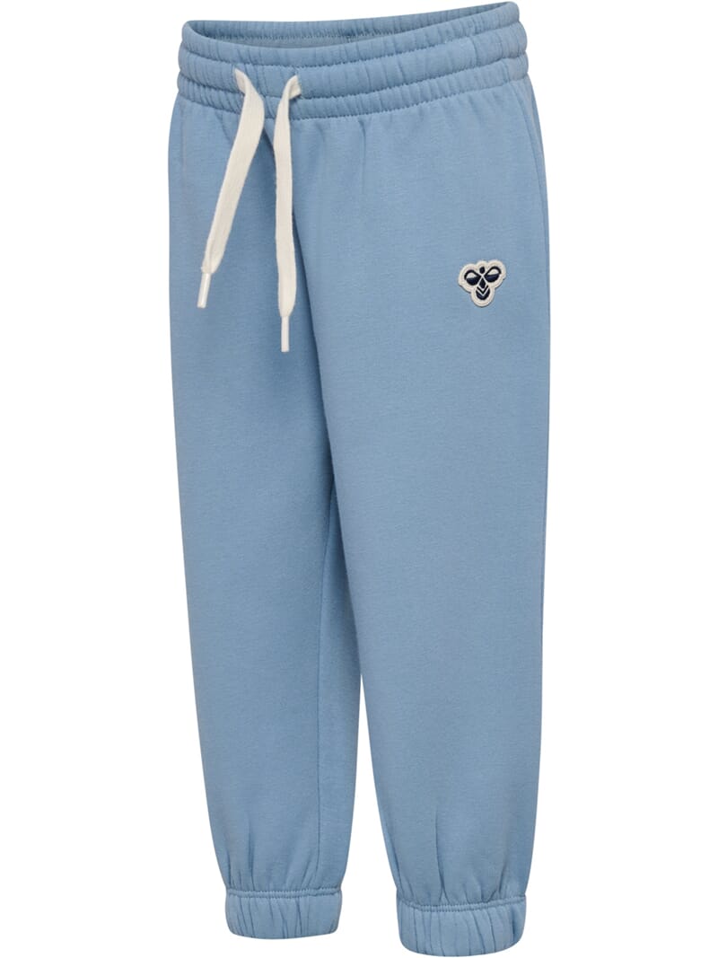 Mini Loose Pants Bee faded denim - Hummel - Rumpetroll