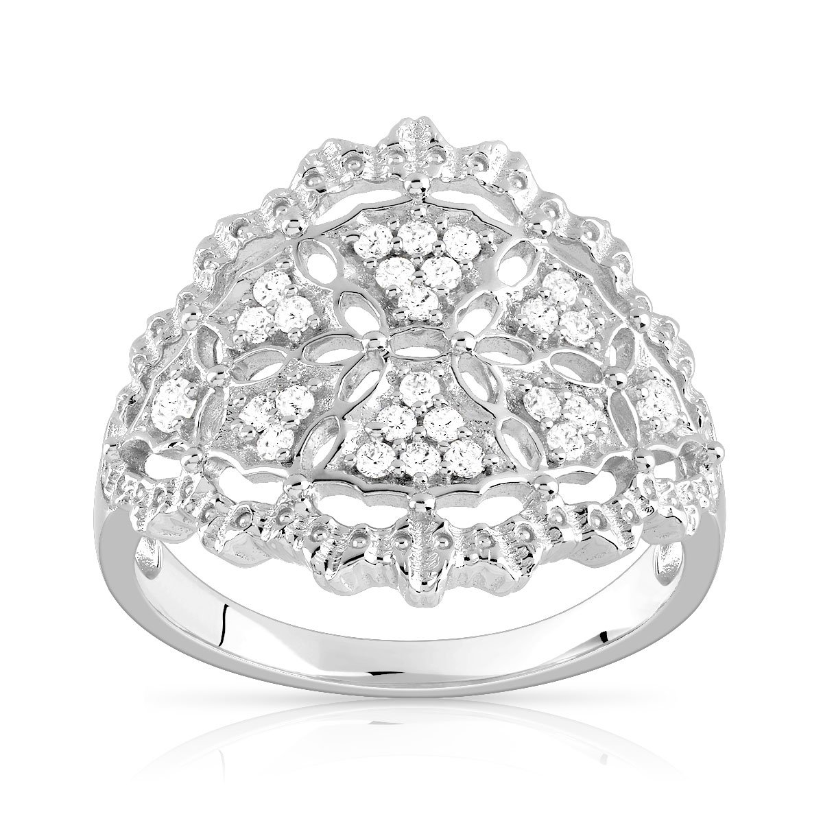Bague argent 925 zirconia