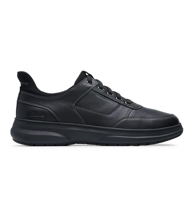 Clarks Mullan Easy black leather
