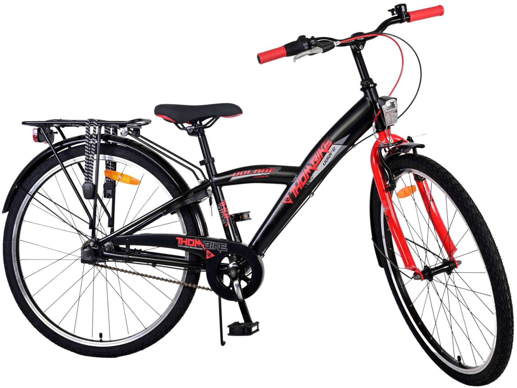TPFSports Thombike Kinderfahrrad - Jungen - 26 Zoll - Rücktritt + Handbremse - 3 Gänge - Blau