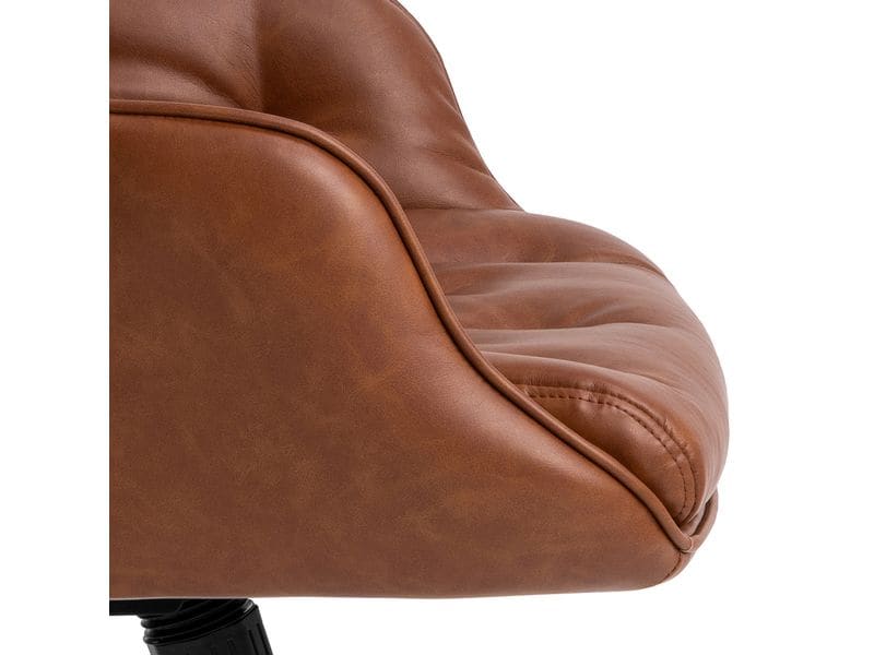 AC Design Bürostuhl Erik, mit Polsterrücken und Armlehnen, Höhenverstellbarer Schreibtischstuhl