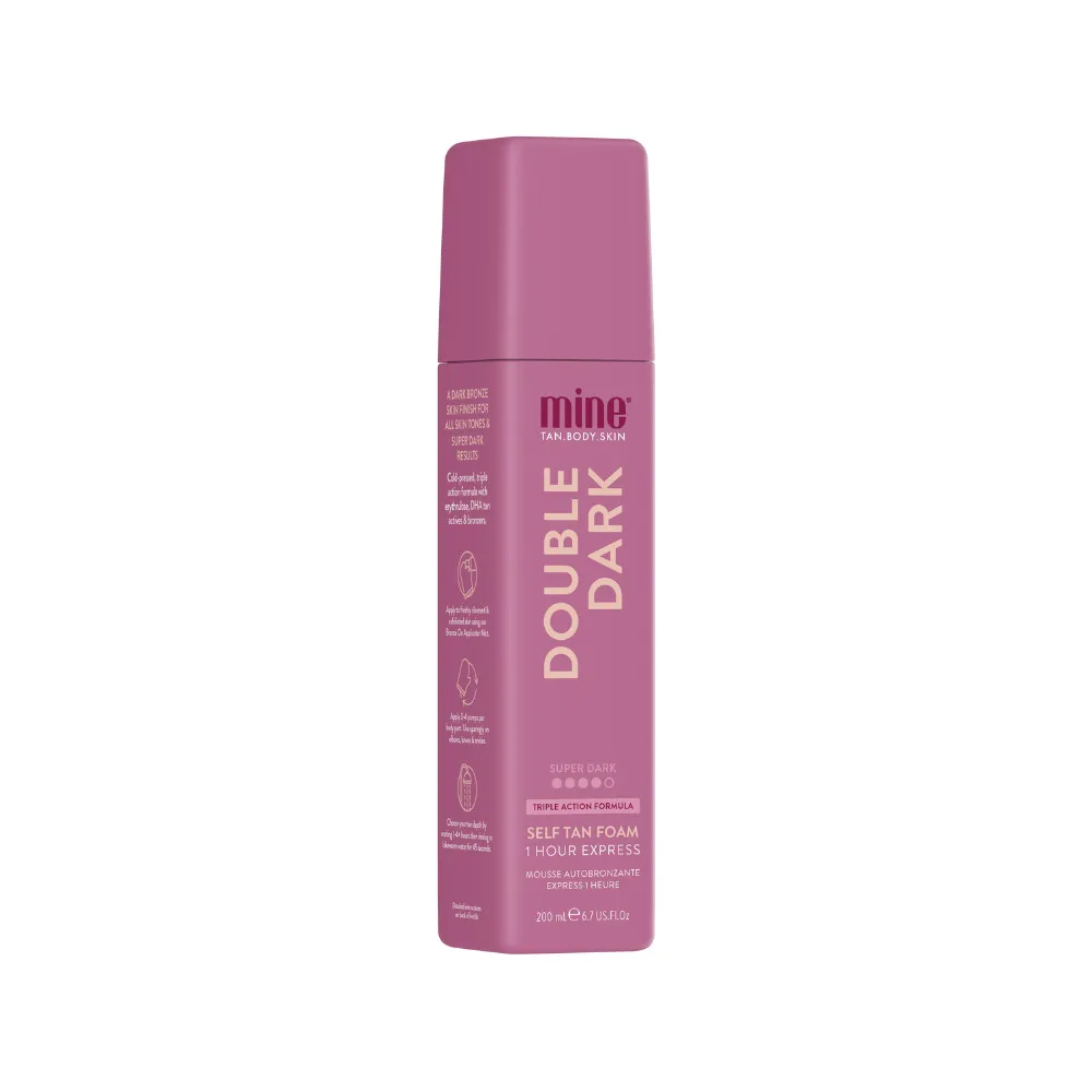 Minetan Self Tan Mousse Cool Deep Tone Double Dark - 200 ml