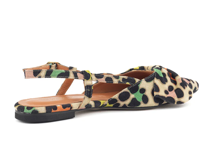 Babouche Sofie-2 leopard multi color