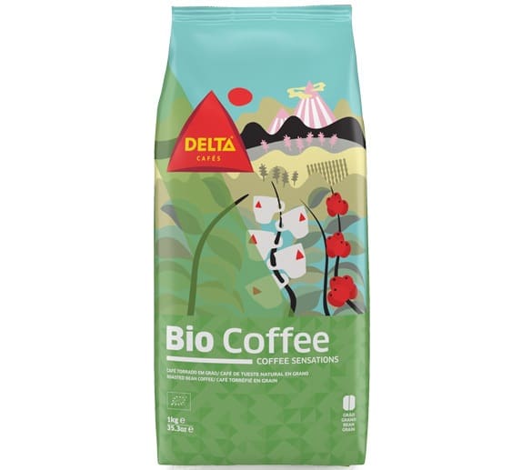 Café en grain Delta Cafés Bio - 1Kg