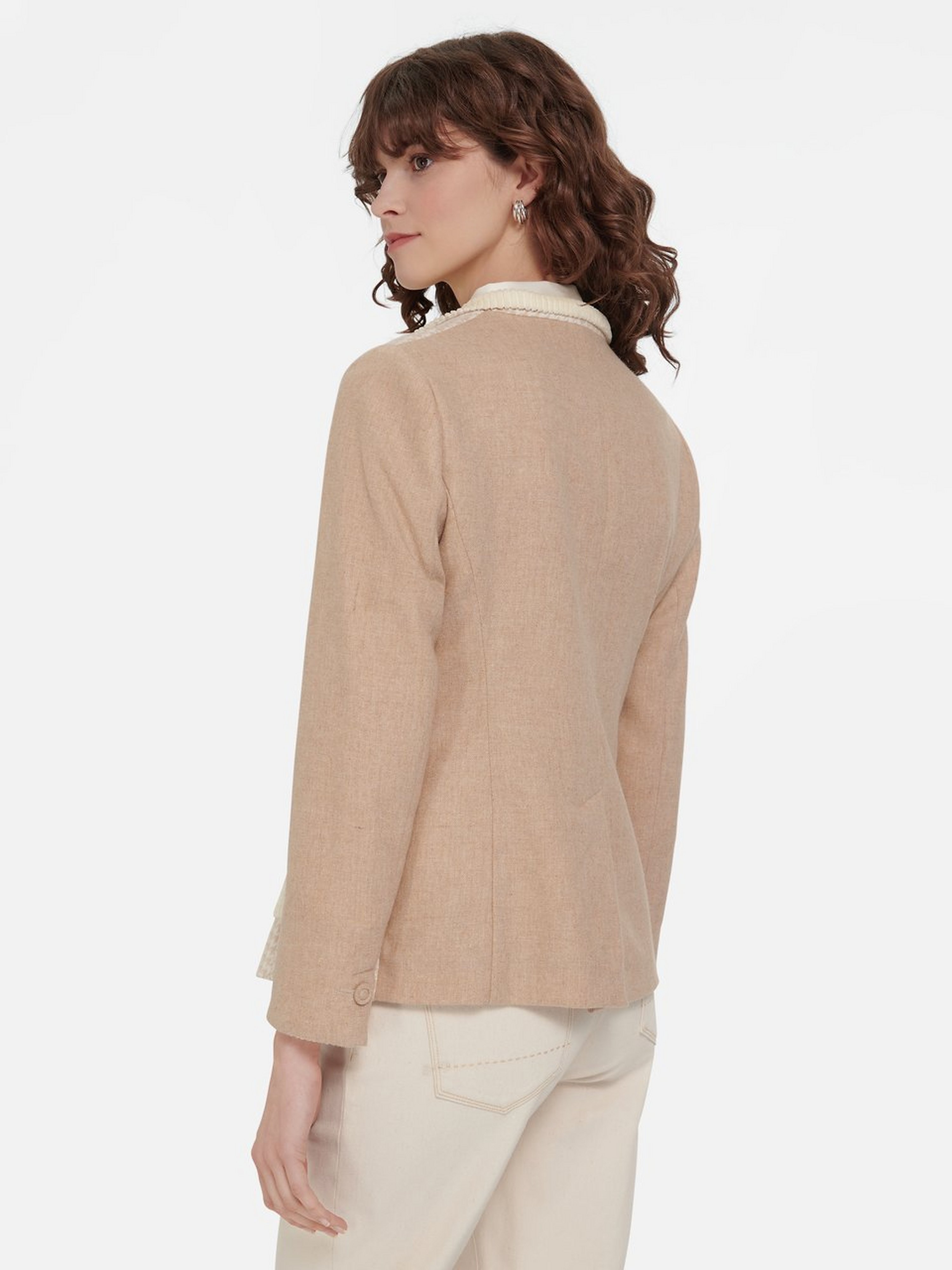 Blazer mit Stehkragen