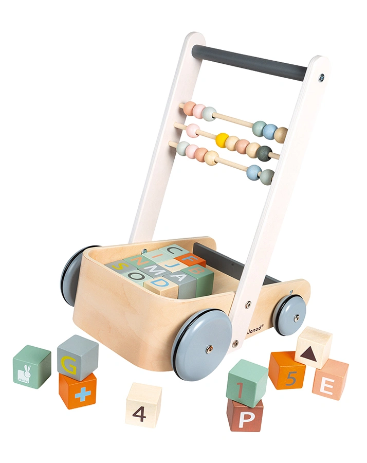 Lauflernwagen SWEET COCOON – ABC 21-teilig