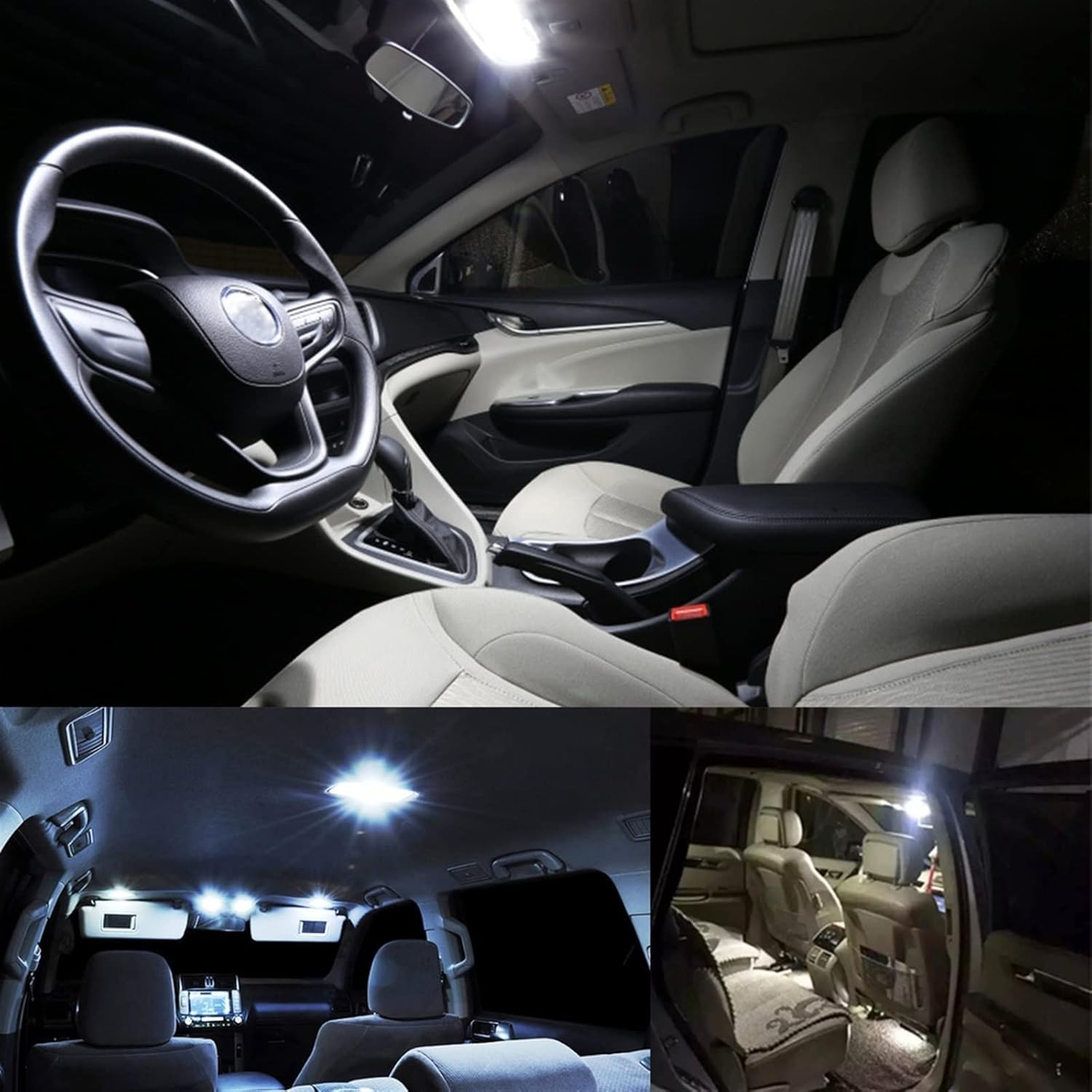 (36.5mm) LED Soffitte Auto Licht Innenraum Beleuchtung COB Glühbirne Lese Lampe - Weiss
