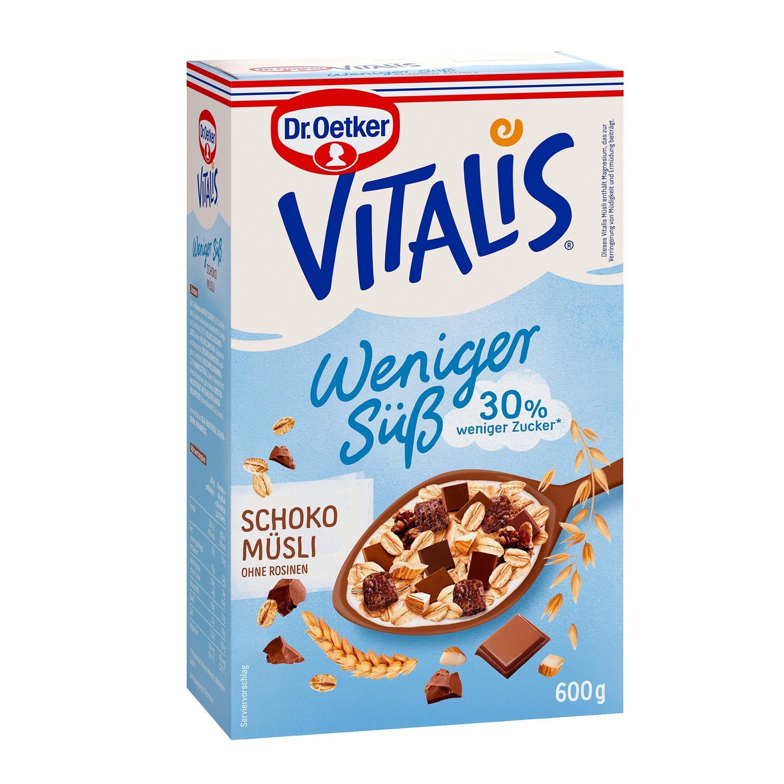 Dr. Oetker Vitalis Weniger Süß Schoko Müsli