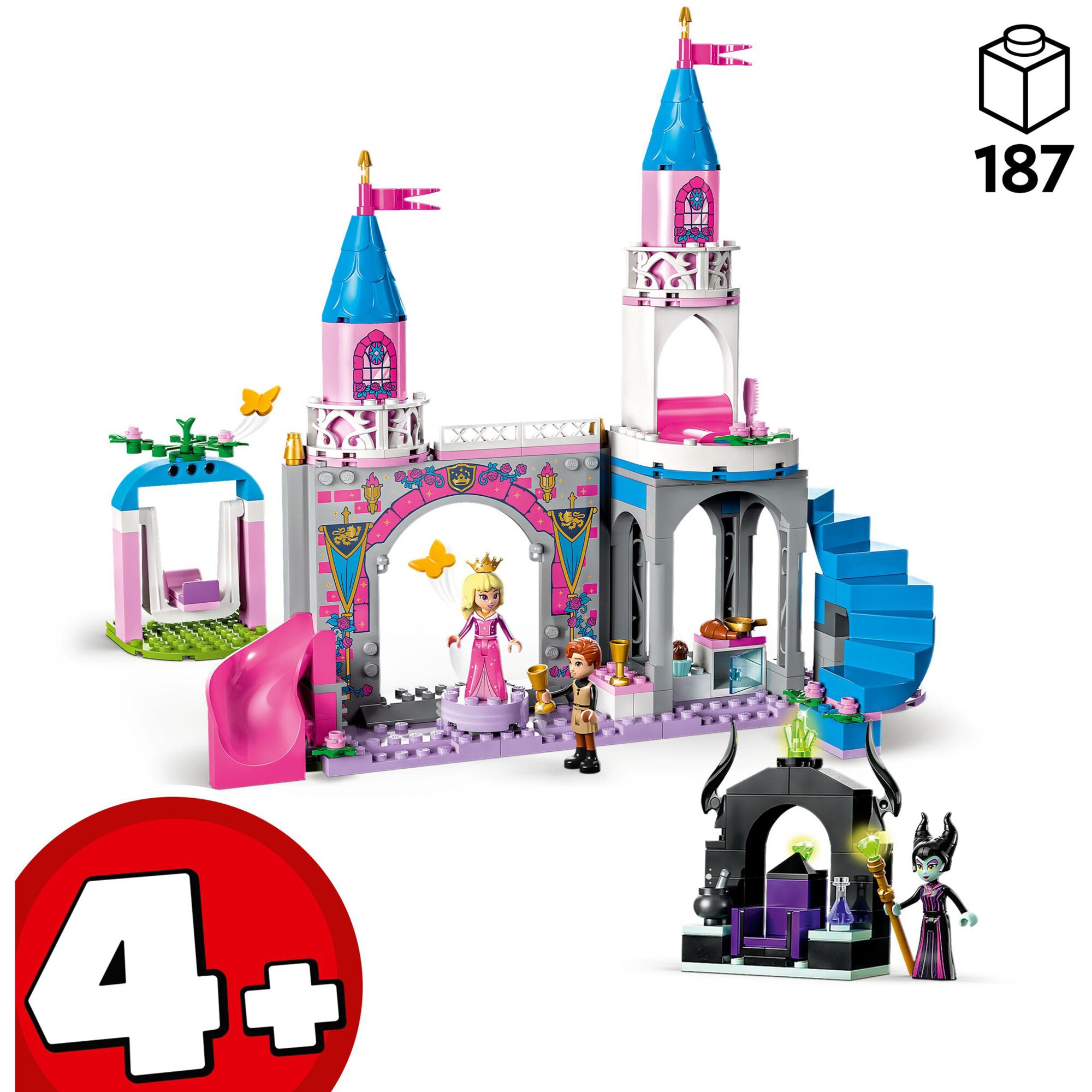 LEGO Konstruktionsspielzeug Disney Princess Auroras Schloss