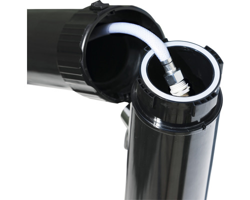 Solar douche 22L H 230 cm PVC verstelbare douchekop
